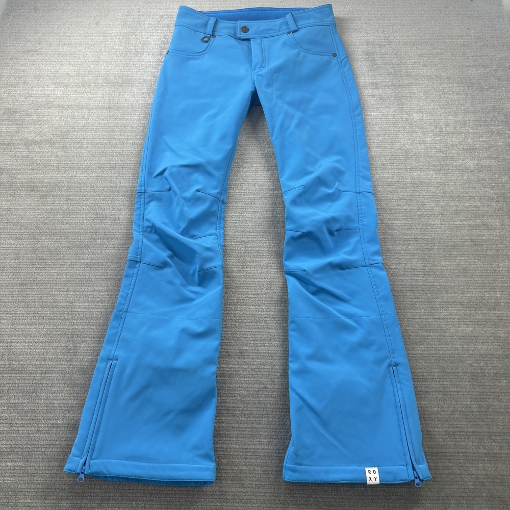 Roxy Dry Flight Technology 10k Snowboarding Ski Pants Womens XS Slim Fit Blue